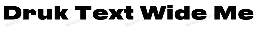 Druk Text Wide Mediu字体转换 Druk Text Wide Mediu字体转换